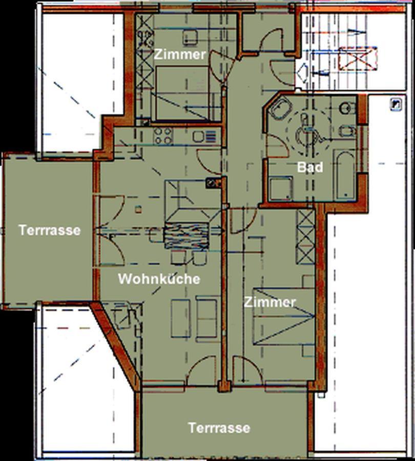 Oberegghof Ferienwohnung Hahnenkamm Riffian Exterior foto